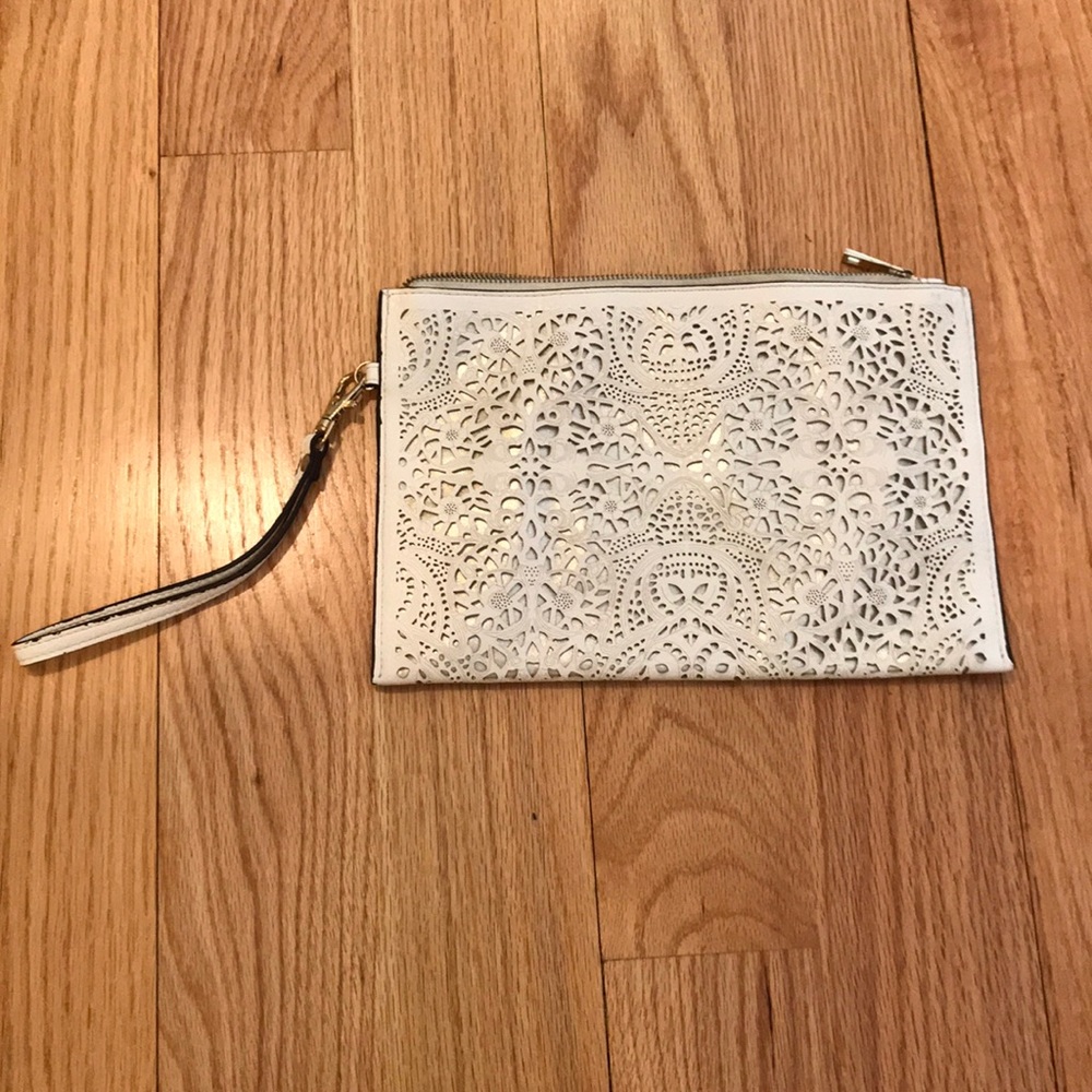 Floral Print Wristlet